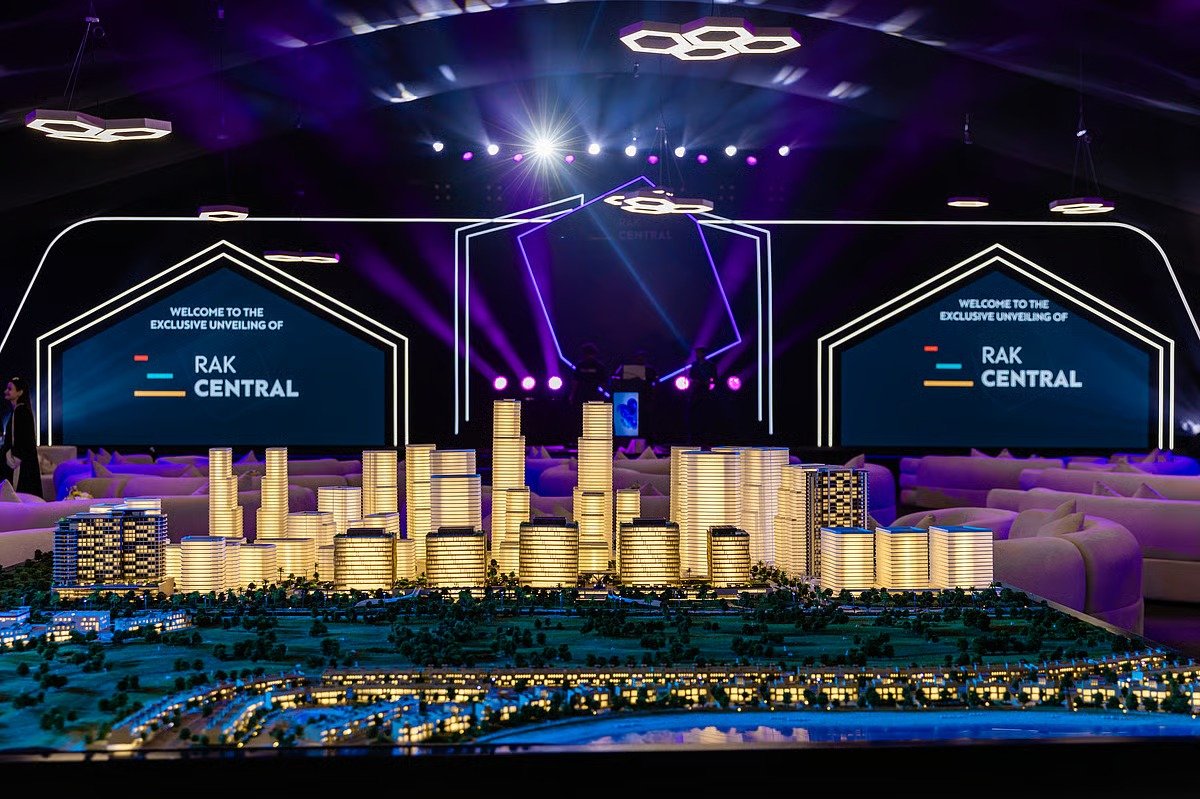 راس الخیمہ کا میگا پراجیکٹ "RAK سینٹرل" 2027 میں کاروبار اور رہائشیوں کا خیرمقدم کرے گا